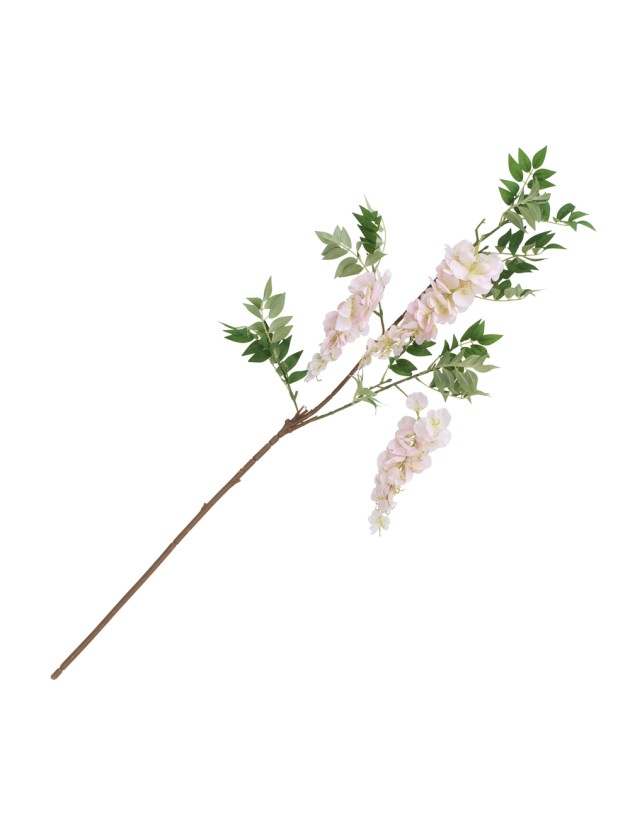 GLYCINE BRANCH 3 PINK FLOWERS 30CM X 10CM X 110CM