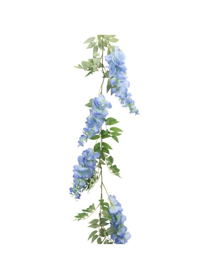 GUIRLANDE GLYCINE BLEUE 180CM X 28CM X 9CM
