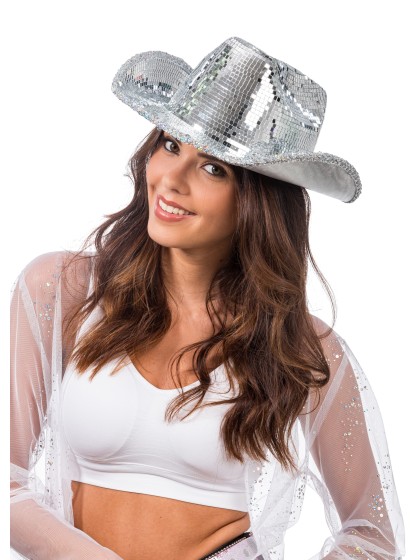 SILVER LENS COWBOY HAT 