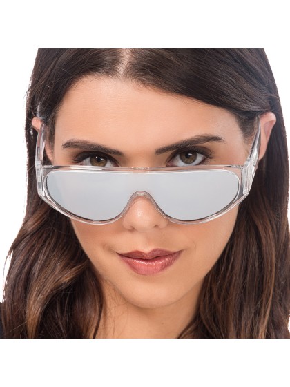 BRILLE FASSUNG TRANSPARENT EFFEKT SPIEGEL 15CM x 15CM X 4,8CM