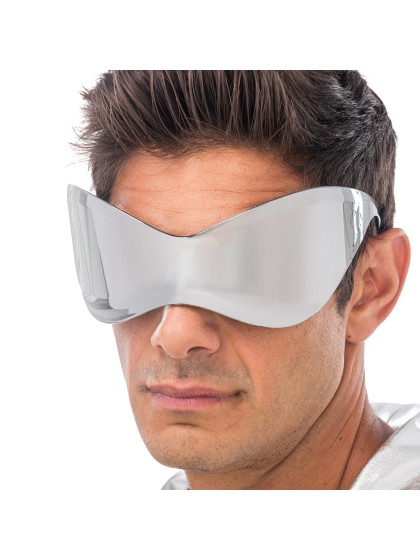 BRILLE MASKE OHNE FASSUNG EFFEKT SPIEGEL 15CM x 16CM x 7,5CM