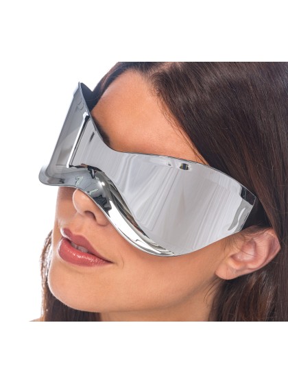 BRILLE MASKE OHNE FASSUNG EFFEKT SPIEGEL 15CM x 16CM x 7,5CM