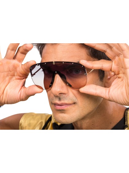 BRILLE RAPPER GETONTE GLASER 14,5 CM x 13,7 CM x 7 CM