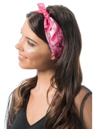 BANDANA TIE AND DYE ROSA 54CM x 54CM