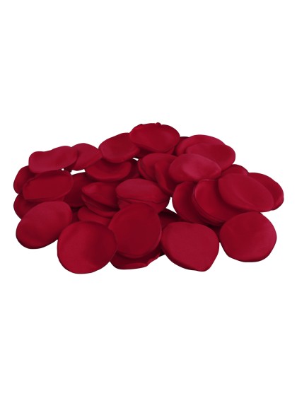 SACHET 400 PETALES DE ROSE SATIN ROUGE ENV 3CM X 4CM