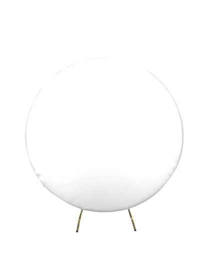 WHITE BACKGROUND COVER FOR ROUND ARCH DIA 2M
