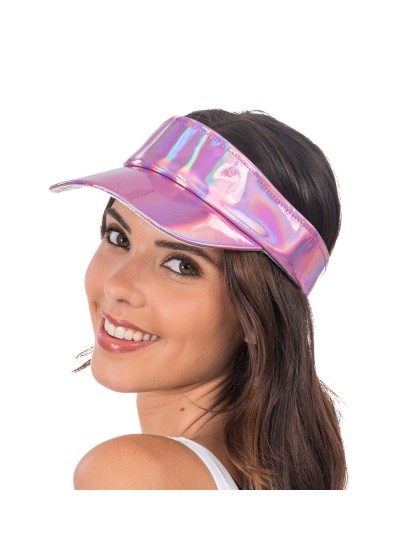 SCHIRMMÜTZE SCHIRM SCHILLERND ROSA DU