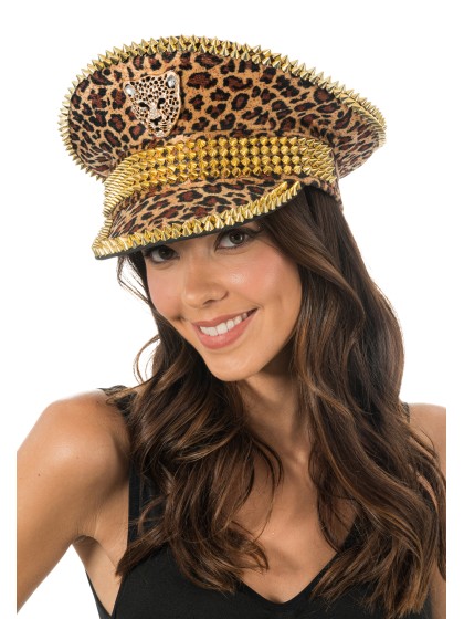 HUT SCHIRMMÜTZE LEOPARD DU