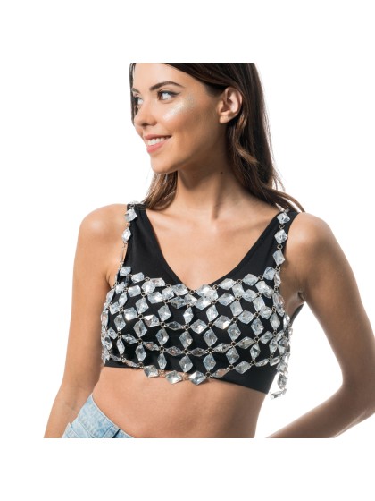 CLEAR DIAMONDS FESTIVAL TOP ONE SIZE