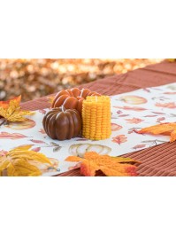 YELLOW CORN COB CANDLE DIA 6.5CM X 5.3CM