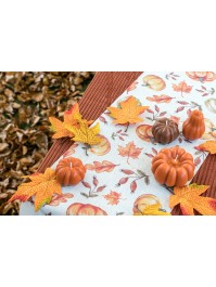 AUTUMN VINTAGE FABRIC TABLE RUNNER 28CM X 3M