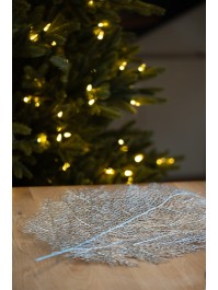 SILVER LEAF PVC PLACEMAT 57CM X 36CM X 0.1CM