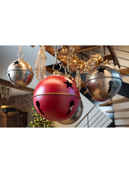 COPPER GOLD METAL BELL DIA 35CM X 43CM