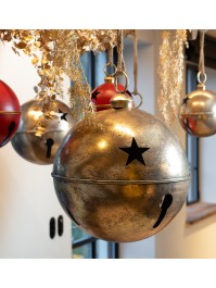 COPPER GOLD METAL BELL DIA 50CM X 60CM