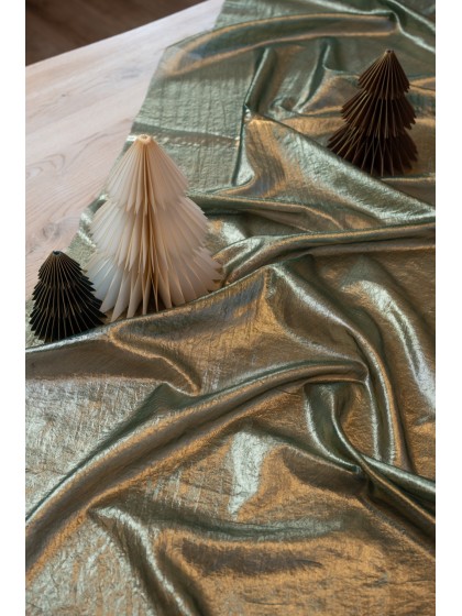 VOILAGE MERRY VERT OLIVE/OR 60CM X 3M