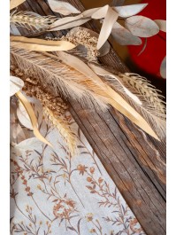 PRINTED CANDICE TABLE RUNNER 28CM X 3M