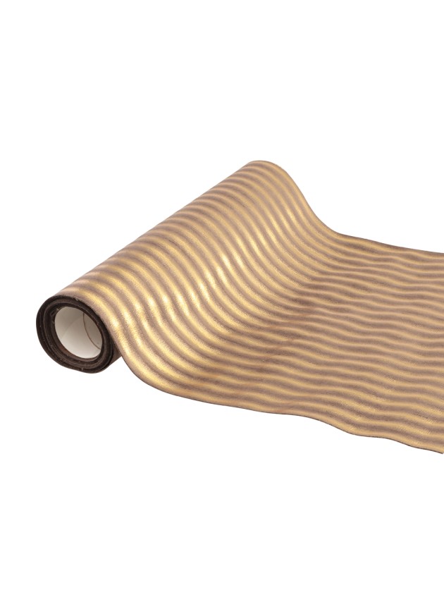 TISCHLÄUFER SAMT XMAS BEAM PLAID/OR 28CM X 3M