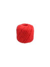 BOBINE FIL JUTE ROUGE 2MM X 30M