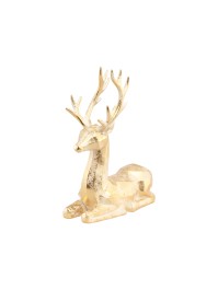 RENTIER ASSIS GEOMETRIQUE KUNSTSTOFF GOLD 22CM X 8CM X 27CM