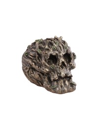 POLYRESIN FOREST SKULL 14CM X 10CM X 11.5CM