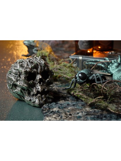 CRANE RESINE FORET 14CM X 10CM X 11.5CM