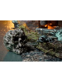 SCHÄDEL KUNSTHARZ WALD 14CM X 10CM X 11.5CM