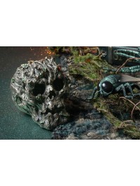 CRANE RESINE FORET 14CM X 10CM X 11.5CM