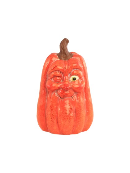KÜRBIS GESICHT ZUZWINKERN KLEIN 8.5CM X 9CM X 14.4CM