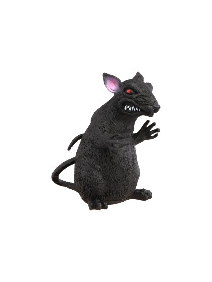 RATTE KUNSTSTOFF SCHWARZ 11CM X 14CM X 17.5CM