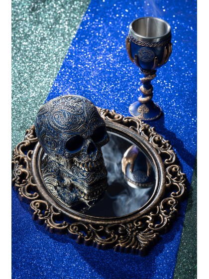 SPIEGEL SCHWARZ UND BRONZE ANTIQUE 29CM X 40CM X 1.5CM