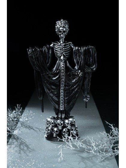SKELETON QUEEN POLYRESIN STATUE 21CM X 10.5CM X 36,5CM