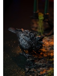 RABE SCHWARZ KUNSTHARZ 28CM X 11CM X 13.5CM