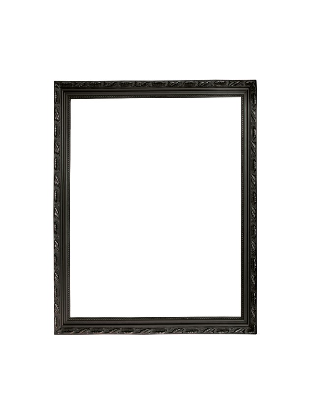 CADRE BOIS NOIR MOULURE 57CM X 67CM