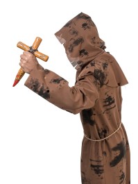 BLOODY PLASTIC CROSS STAKE 18CM X 5CM X 30CM