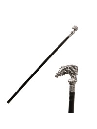 SILVER DRAGON WALKING CANE TO ASSEMBLE 106CM