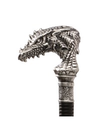 CANNE PLASTIQUE DRAGON ARGENT 106CM - A ASSEMBLER