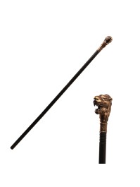 STOCK KUNSTSTOFF LÖWE BRONZE 106 CM – ZUM ZUSAMMENBAUEN