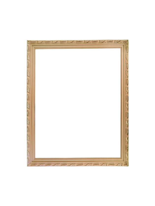 CADRE BOIS OR MOULURE 57CM X 67CM