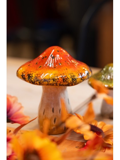 PILZ TERRAKOTTA ROT 12CM X 11.5CM X 13.5CM