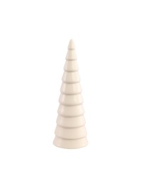 SAPIN CERAMIQUE CONE BLANC DIA 7CM X 20.6CM