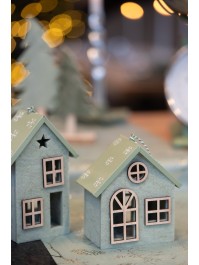 GREEN FELT HOUSE TO HANG 2 ASS AROUND 9CM X 6.3CM X 15.5CM