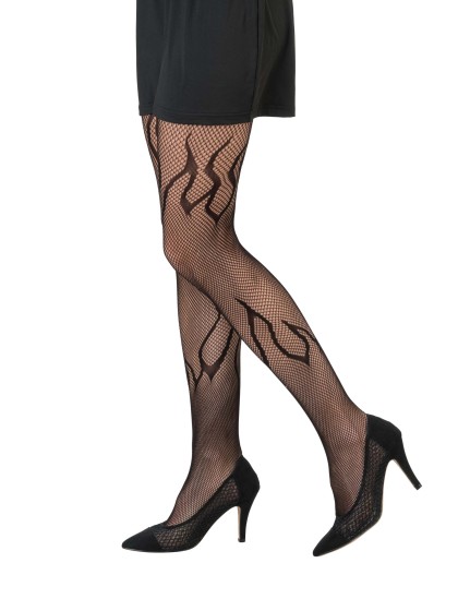 COLLANT HALLOWEEN FLAMME NOIR TU