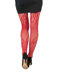 COLLANT HALLOWEEN FLAMME ROUGE TU