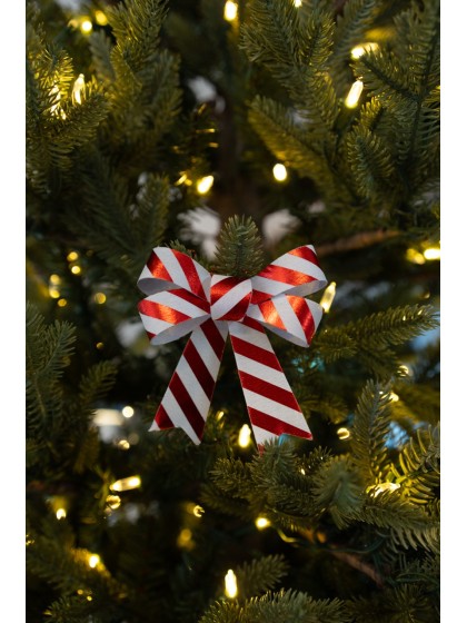 3 SCHLEIFEN PVC CANDY STRIPES 10.5CM X 11CM