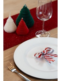 3 SCHLEIFEN PVC CANDY STRIPES 10.5CM X 11CM