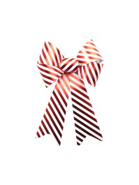 1 PVC BOW CANDY STRIPES 22.9CM X 38.1CM