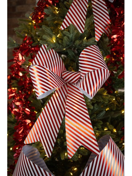 1 NOEUD PVC CANDY STRIPES 50.8CM X 66CM