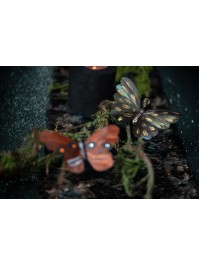 FOREST SKULL BUTTERFLY TO CLIP 13.5CM X 2CM X 10CM