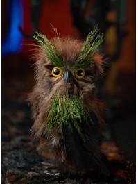 MEDIUM SIZE FOREST OWL 12CM X 10CM X 20CM