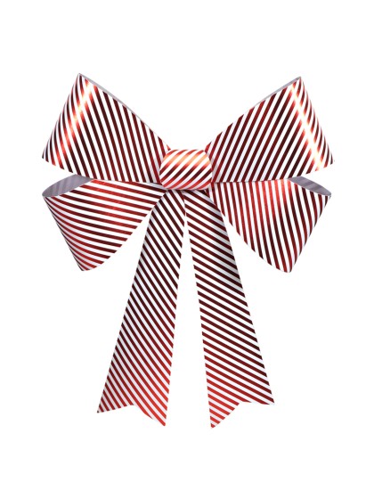 1 SCHLEIFE PVC CANDY STRIPES RIESEN 71CM X 86CM